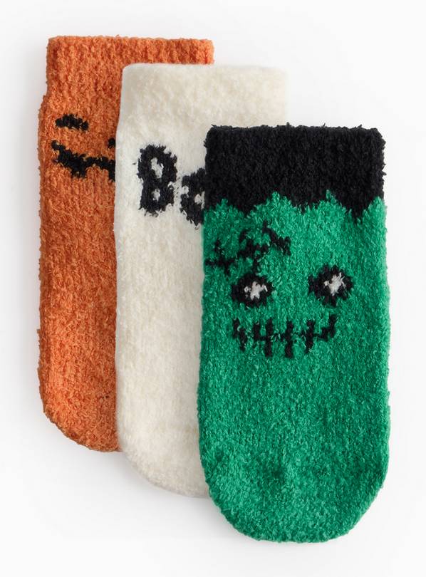 Halloween Novelty Cosy Socks 3 Pack 1-6 months